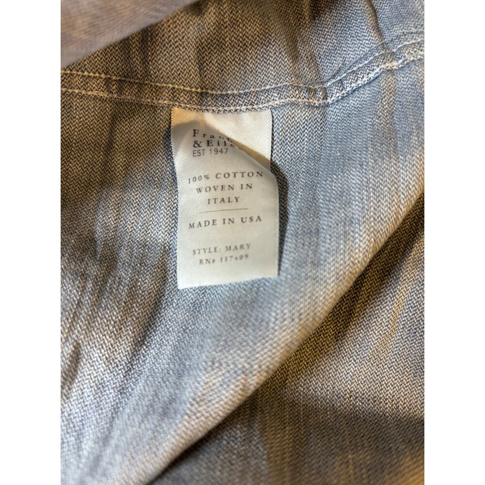 Frank & Eileen Blue Chambray Shirt Dress Medium - Picture 14 of 14
